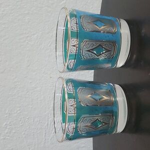 Vintage Libby Lowball Drink Glasses MCM